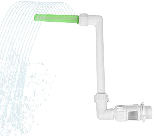 Fontana per irrigatore per piscina,Spruzzatore per refrigeratore d'acqua illuminato di notte | Accessorio esterno per cascata per piscina con laghetto termale, direzioni regolabili, decorazione