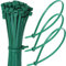 200mm Green Cable Ties – Pack of 100, 8 Zip Ties/Tie Wraps, Nylon, 22kg Tensile Strength, Self-Locking – Just Cable Ties