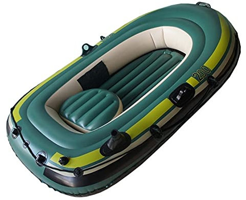 WolFum Großes Kajak, aufblasbares Kajak-Set für 2 Personen mit Aluminiumrudern und leistungsstarken 6 Kajak-Wassersportarten