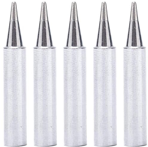 YIHUA #1401-TYPE-B Soldering Iron Tips Set 5PCS for YIHUA 926LED-III(110W,Red), 939D+ III EVO, 948D-III, 948DQ-III, 938BD+-II & 995D+ EVO(Green)Soldering Stations ONLY