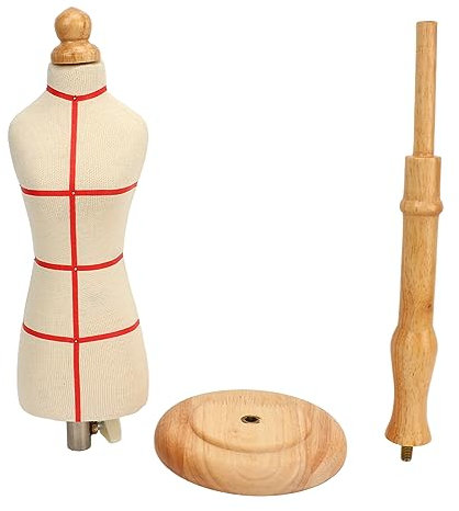Pwshymi Nähen Schneiderpuppe Torso, Weibliche Ansteckbare Schneiderpuppe mit Ständer Zur Präsentation (Typ 2)