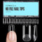 TOMICCA 504 Pièces Capsule Americaine Ongle, 12 Tailles Carré Moyen Semi Givré Faux Ongles, Avec Valise De Rangement, Pose Americaine Capsule pour Diy Nail Art