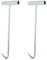 Wensmy 2Pcs Manhole Cover Hook T Meat Hooks Bacon Sausages BBQ Grilling Hook Lifters Versatile Cover T Hook Pull Hook Lifting Hooks Storm Drain Cover Tool Hook for Open Manhole Covers (20cm)