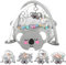 derimkcoa Spielbogen Baby, Baby Gym mit 6 abnehmbare Aktivität Spielzeug, frühe sensorische Entwicklung Baby Play Mat für Kleinkind & Neugeborene (Koala)