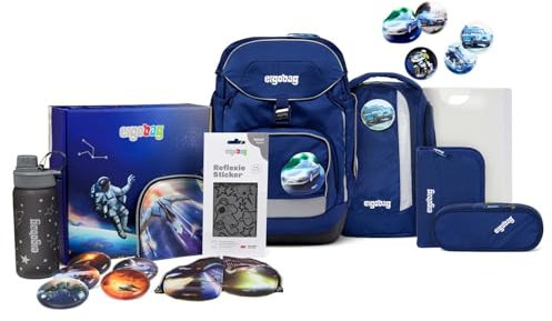 ergobag Pack Jumbo Schulrucksack Set 7tlg. (BlaulichtBär)