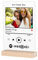 Woopers Targa Spotify Glass Personalizzata - Targa Musica con Foto e Codice Canzone Spotify. Idea Regalo Compleanno, Anniversario, Festa.