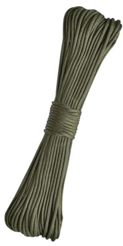 KOMBIUDA Portable Rettungsseil Für Camping Leichtes Kletterseil Strapazierfähigem Material Für Outdoor-aktivitäten Für Bergsteigen Und Zelten Militärgrün