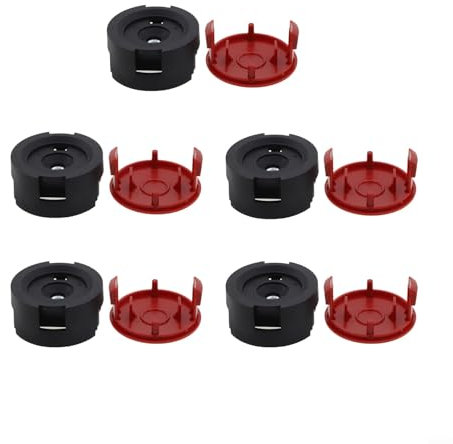 MeevrgR Cabezal de corte de repuesto para cubierta de carrete de recortadora Bosch para AFS 23-37 cortador de cepillo de línea de cuerda F016F04841 F016F04839 Construcción de plástico Piezas dobles