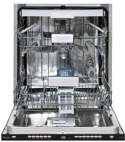 Moctor Einbau Geschirrspüler DWV70014A, 14 Maßgedecke, Smarte Bedienung mit WI-FI Moctor App, Turbo Drying System, Auto Door, Aquastop