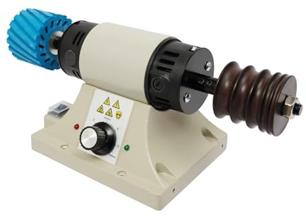350W Leder Polier Poliermaschine 8000rpm Lederpoliermaschine mit 6 Schleifbänder Elektrisch Schleifmaschine Poliergerät für Leder- und Holzprodukte