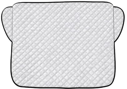 Frontscheibenabdeckung Scheibenabdeckung Auto Winter Frostabdeckung,4-Lagen-Schutz gegen Frost,Universeller Sonnenschutz und Winterschutz für alle Fahrzeugtypen, 150 x 100 cm