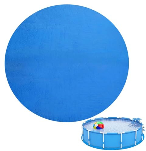 WIIYENA Tapis de protection rond pour piscine hors sol, 3,6 m