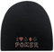 Fan-O-Menal Beanie-Mütze mit Einstickung – Poker - 54864 Schwarz