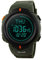 TONSHEN Mens Compass Sport Watch Waterproof LED Digital Outdoor 50M Water Resistant World Time Three Alarm Military 12H/24H Countdown Plastic Watch with Rubber Strap for Running Travel Expedition
