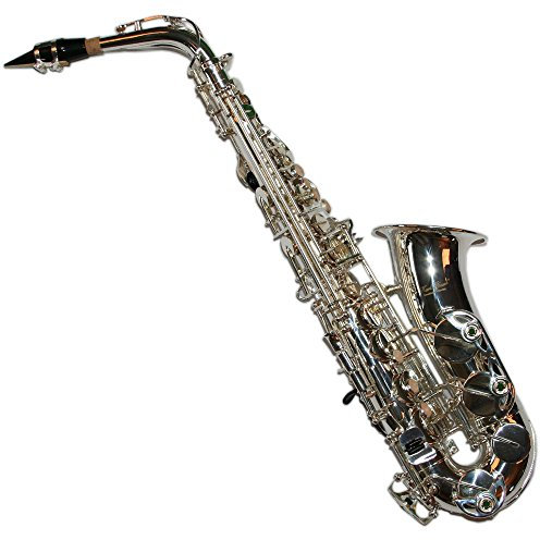 Karl Glaser Alt Saxophon, versilbert, mit Koffer