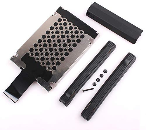 Hard Drive Caddy Cover + Caddy Tray Bracket +9mm Rails with Screws for IBM Lenovo Thinkpad T420 T420i 04W1637