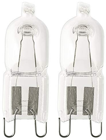 Spares2go G9 25W Halogen Capsule Lamp Bulb for Gaggenau BM27 Microwave Oven (Pack of 2)