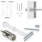 CondoMounts MSK9002 Tiled Wall TV Mounting Kit | NO Stud Wall | Grab Bar | Holds up to 90lbs | Includes 4 Elephant Anchors & 1-Diamond Drill Bit