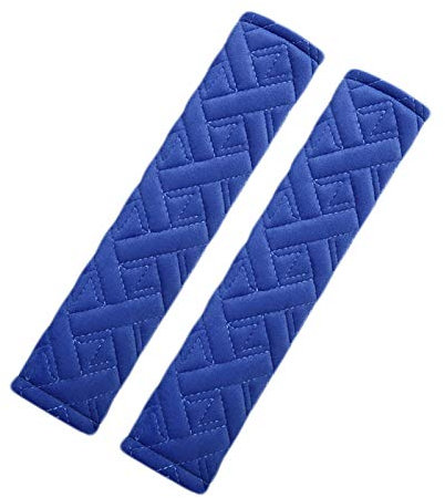 CHENGZI Universal-Sicherheitsgurt-Pads, weiche Komfort-Sicherheitsgurt-Schultergurt-Abdeckungen (Blau-B)