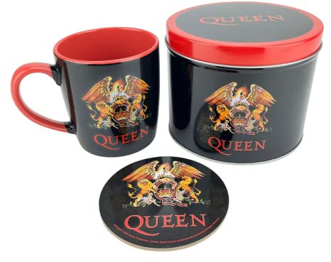 Pyramid International Queen | Gift Set | Mug, Coaster & Tin | Officially Licensed