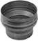 Vent Systems 4 to 3 Inch Round Ducting Reducer - PVC/HVAC Pipe Adapter Connector Cone - Galvanized Steel Adaptor for Ventilation Systems - Kitchen Exhaust Fan, Dryer Vent Hose, Cooker 100 to 80 mm