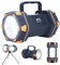 LED Camping Lantern, AYL Rechargeable Lantern and Flashlight 8 Light Modes, 4800mAh Power Bank, IPX6 Waterproof, Camping Lamp for Emergencies, Hurricanes, Power Outages, USB Cable with Tripod Included