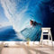 Photo Papier Peint le surf 3D Intissé Décoration Murale XXL Poster Trompe l oeil Tableaux Muraux pour Salon Chambre Toile de Fond Mur 140x100cm