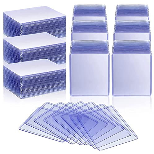 Bearman 400 Stück Plastikkarte Schutz Kartenhalter Kartenhalter für Sammelkarte, Baseball Karte, 3 X 4 Zoll (Transparent)