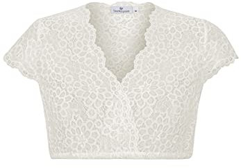 Stockerpoint Damen Selina Dirndlbluse, creme, 38