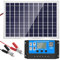 Gokelomg Chargeur de Batterie de Panneau Solaire 30W 12V + ContrôLeur 40A pour Camping-Car Camping-Car