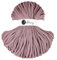 Bobbiny Jumbo-Makramee-Schnur, geflochten, 9 mm, Mauve, 100 m