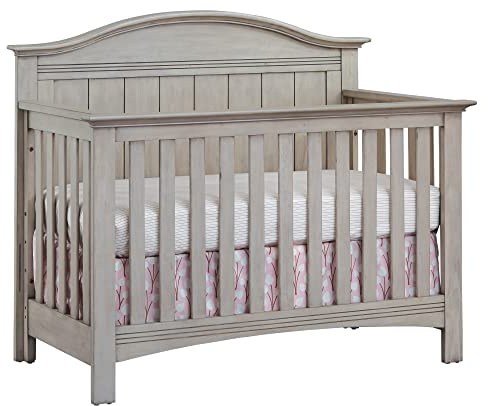 Soho Baby Chandler Premium 4-in-1 Convertible Crib, Stone Wash, GreenGuard Gold Certified