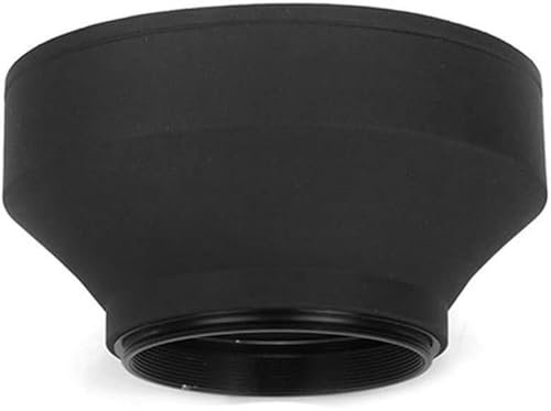 PARALUCE IN GOMMA 3 in 1 ripiegabile in gomma a 3 fasi per obiettivo 62 mm. COMPATIBILE CON CANON COMPATIBILE CON NIKON