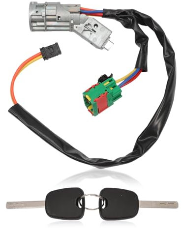 Konuooer Neiman antirrobo de dirección con 2 llaves 4162AH compatible con Citroen C3 Phase 1 C2 Peu-geot 1007 4162.AH