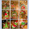 AUAUY Christmas Window Stickers, 8 Sheets 116pcs Grinch Merry Christmas Window Clings Sticker, Adesivi Adesivi Vetro Natalizi, PVC Autoadesivi Finestre, Adesivi Vetrina Finestra Decorazione