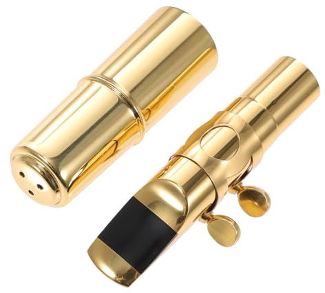 ibasenice Altsaxophon Metall-altsaxophonkappe Für Musikinstrumentenzubehör Passend Für Altsaxophone Inklusive Altsaxophonteile Für Schüler Und Anfänger