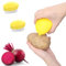 Pack of 2 Vegetable Brushes with Soft & Stiff Dual Bristles for Produce -Ergonomic Non-Slip Grip with Eye Remover for Deep Cleaning of Potatoes, Carrots and Mushrooms (for Kitchen and Camping)