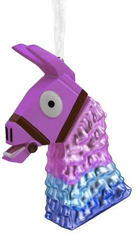 Hallmark Fortnite Weihnachtsschmuck aus geblasenem Glas mit Lama-Motiv