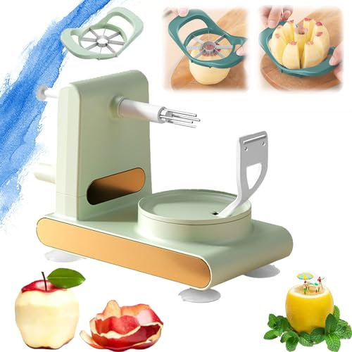Multi Fruit Peeler 2.0, Multi Fruit Peeler With Fruit Divider Set, Multi-Fruit Peeler 2.0, Multi Potato Peeler, Apple Peeler, Stainless Steel Fruit And Vegetable Peeler For Potatoes, Apples (A)