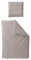 Ehrenkind® Bettwäsche-Set Musselin | 100% Bio-Baumwolle | Standard 100 by Oeko-TEX | 220x155cm + 80x80cm Taupe | Bettwäsche 155x220