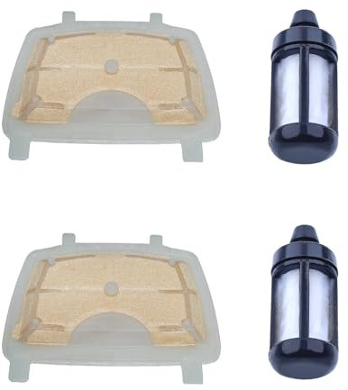 KIT FILTRO ARIA PER STIHL MS171 MS181 MS211 Motosega ADEFOL 2 Pezzi Filtro Aria + 2 Filtro Carburante Ricambi Motore Accessori