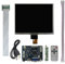 8 pollici IPS 4:3 DIY Display LCD universale 1024x768 2AV VGA Drive Control Board Schermo ausiliario per computer di retromarcia Raspberry Pi, arancione Pi display