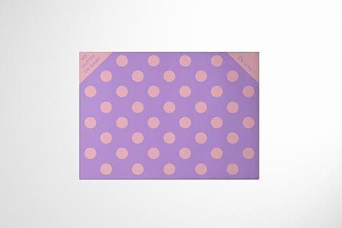 'No Gluten Or Dairy' Chopping Board (Purple Base/Pink Spots)