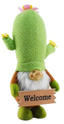 Pianta di cactus di peluche, ornamento di cactus nano, peluche farcito – morbido giocattolo nano ripieno, unico peluche ripieno, decorazione primaverile per la casa