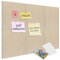 Sliandtelly 6 Stück Filz-Pinnwand für Schlafzimmer, 12 mm dick Filz-Kork-Wandtafeln mit 60 Nadeln & Klebebändern, 30 x 30 cm Beige Pinwand Korkwand für Zuhause Küche Büro Klassenzimmer Notiz Fotos