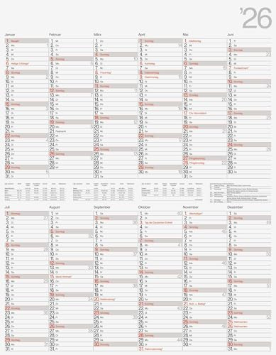 Plakatkalender Mod. Vertikal '26 ; 700×900 mm