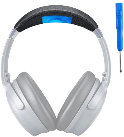 AHG Accessory House Global quietcomfort QC35 ii QC35 Cool Gel Stirnband Kissenbezug Kompatibel mit Bose QuietComfort 2023 QC45 QC35 QC35 II QCSE Kopfhörer Einfache DIY Passform | Kühlgel | Extra dick