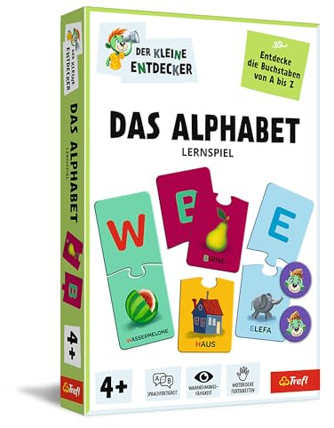 Trefl Das Alphabet – Kleiner Entdecker Lernspiel für Kinder ab 4 Jahren