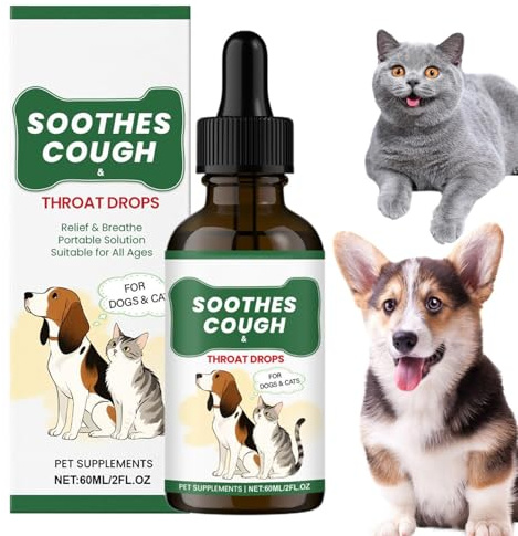 Soppressore per la tosse per cani, 60 ml, liquido ad assorbimento rapido per la salute, per la routine quotidiana, i viaggi, le serate i pasti a casa