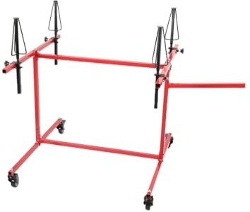 CDZHLTG Soporte de Pintura Profesional para Llantas, 360° Soporte para Pintura con Ruedas, Capacidad 200 kg, para talleres de reparación de automóviles, Soporte de Secado para 4 Llantas